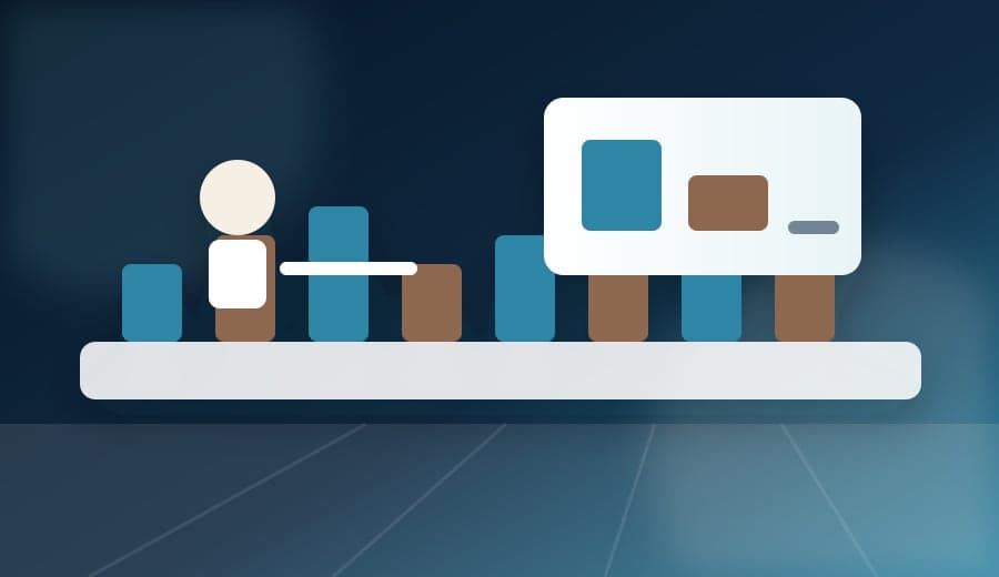 Warehouse performance dashboard with throughput and inventory indicators